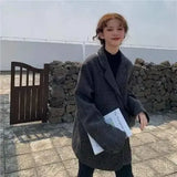 Pocket two button suit coat-Black-1