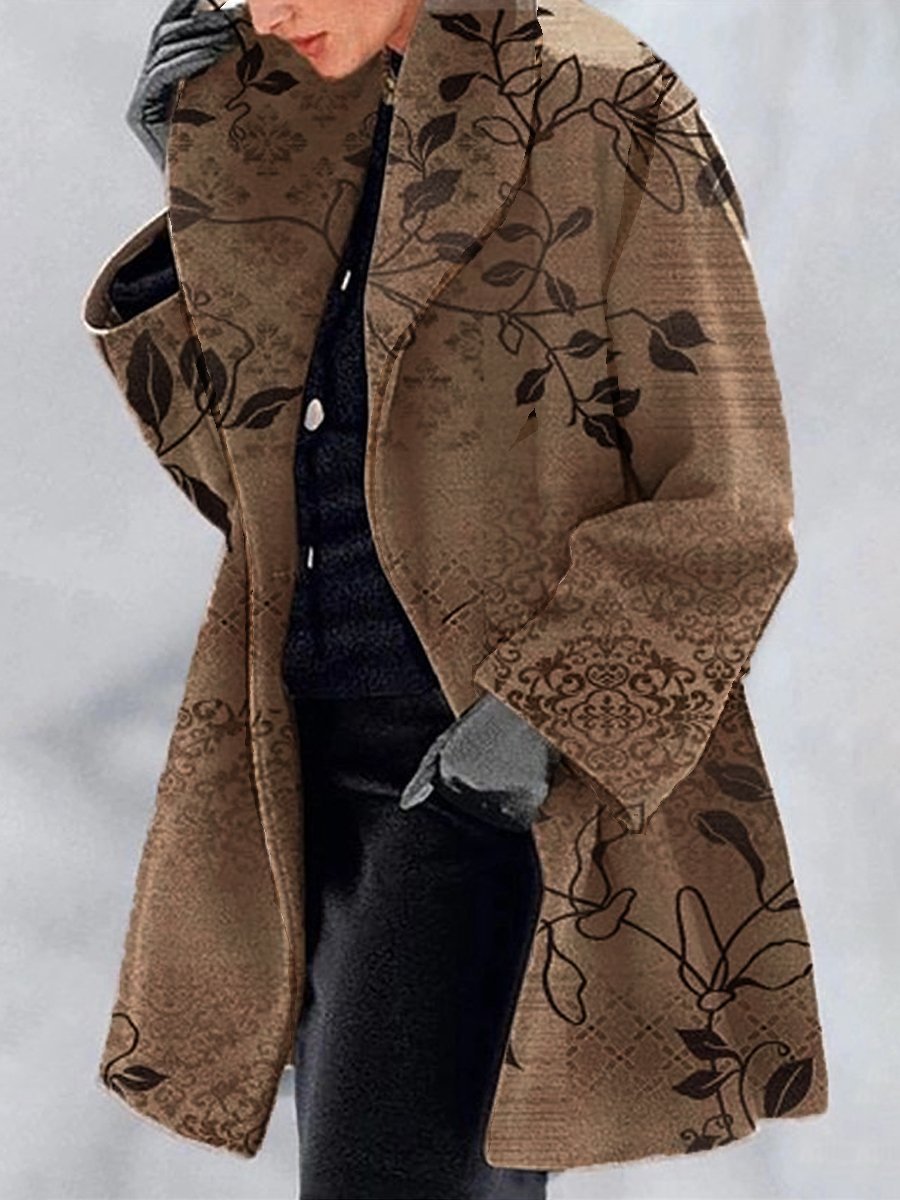 Retro Wool Lapel Jacket