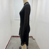 Glitter Bodycon Mini Cocktail Dress