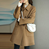 Slim Woolen Coat, Modern Cut