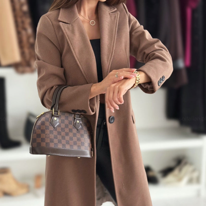 Notch Lapel Trench Coat