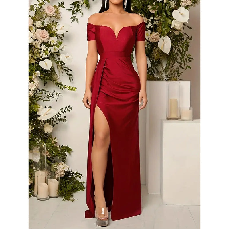 Off Shoulder Bodycon Gown