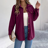 Corduroy Shirt Jacket for Women