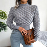 Textured Bubble Knit Layer