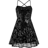 Sexy Strapless Sequin Gown