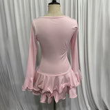 Irregular V-Neck Flare Mini Dress