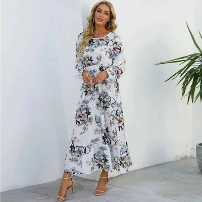 2023 Sping Summer Bohemian Women Maxi Dress Casual Long-8-20