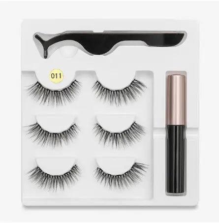 A Pair Of False Eyelashes With Magnets In Fashion-011style-1