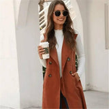 Autumn And Winter Mid-Length Temperament Waist Long-Sleeved-10