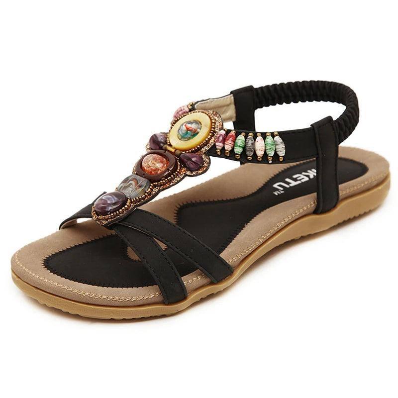 Beach Sandals Bohemian-black-7