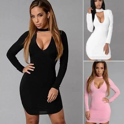 bursting, V collar, cocktail dresses and dress dresses-3