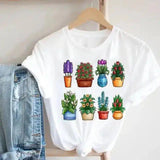 LOVEMI - Lovemi - Cactus Cartoon Sweet Lady Street Fashion Clothing