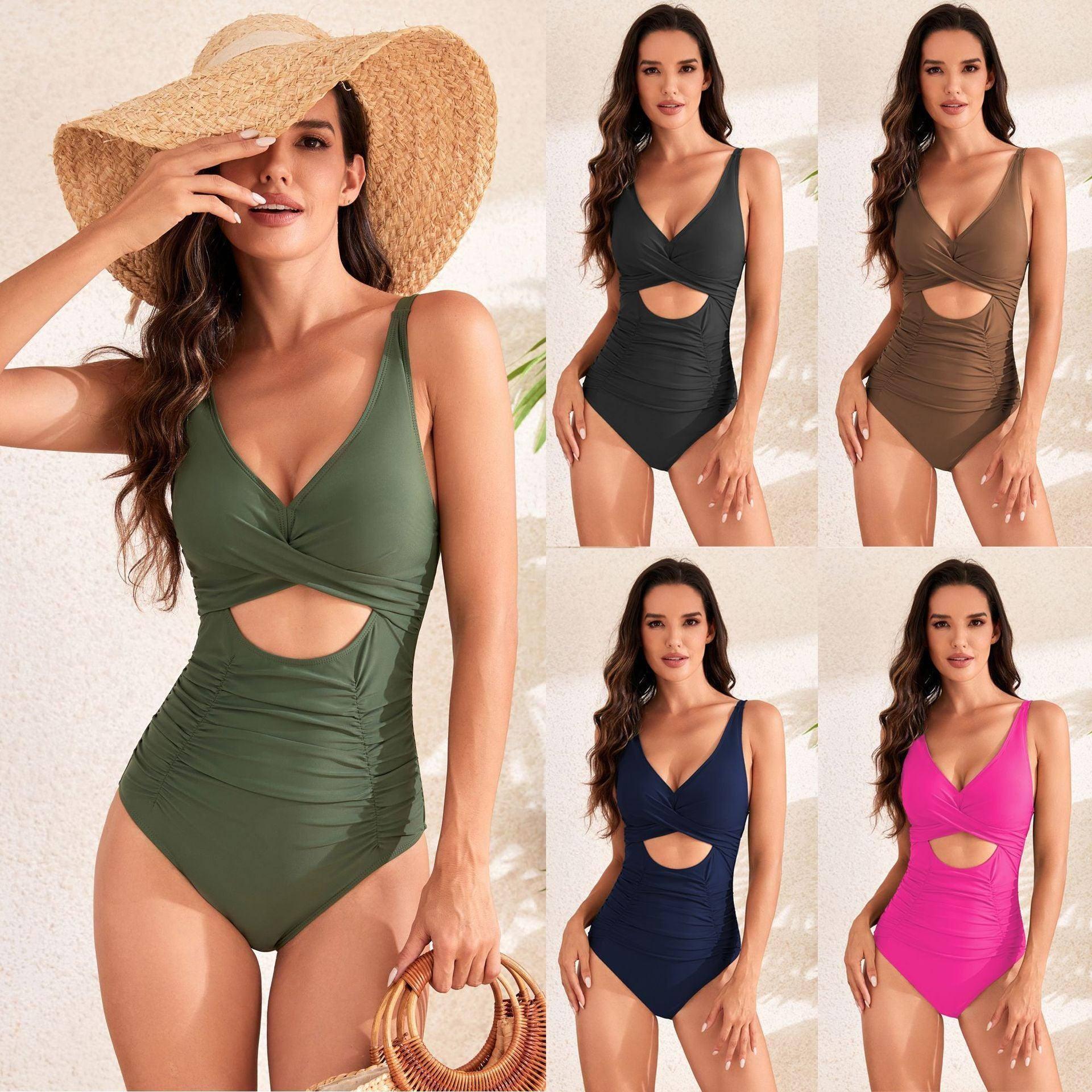 Chic One-Piece Swimsuits: Stylish Beachwear Essentials-1