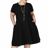 Big size 9XL 2022 Summer Fat MOM Woman dress Loose plus size women clothing 9xl dress vestidos clearance sale-7