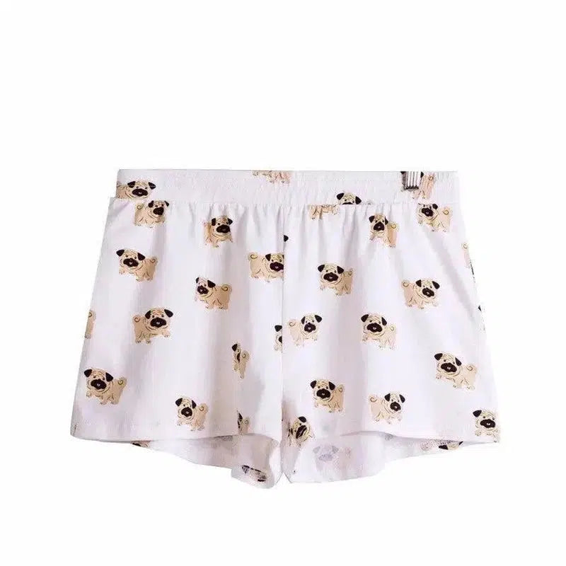 Lovemi Women's Corgi Print Shorts - Comfortable Lounge-5