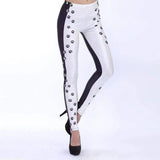 Stylish Dual-Tone Women's Leggings-Picture color-1