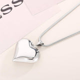 Elegant Heart Pendants: Silver & Gold Necklace Charms-4