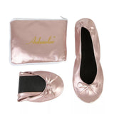 Women Shoes Flats Portable Fold Up Ballerina-1