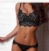 Lingerie Lace Lingerie Set-Black-2