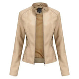 Premium European Leather Jackets for Men & Women-Beige-1