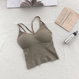 Fashion Lingerie Camisole With A Sexy Bottoming Top-Khaki-4