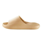 Fashion Simple Solid Color Thickness Slippers-Khaki-4