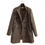 Fashion Thick Plaid woolen coat women's clothing-3