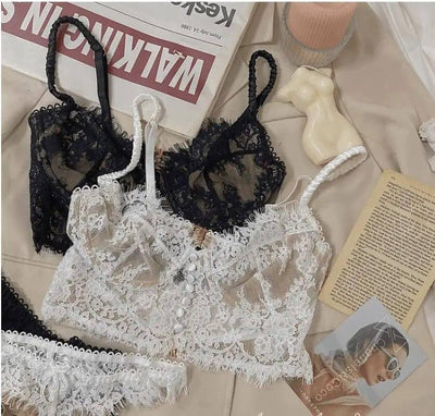 French Sexy Lace Lingerie Set-1