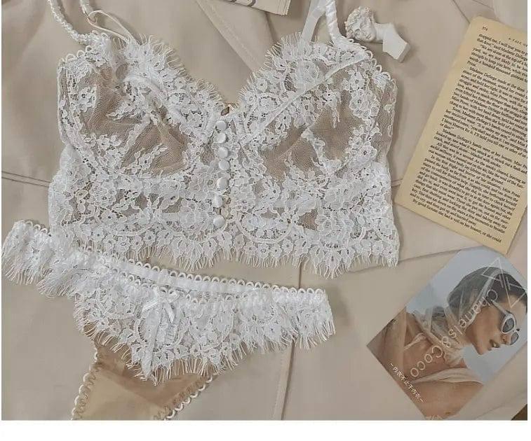 French Lace Lingerie Set-9