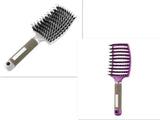 Hairbrush Anti Klit Brushy Haarborstel Women Detangler Hair-44