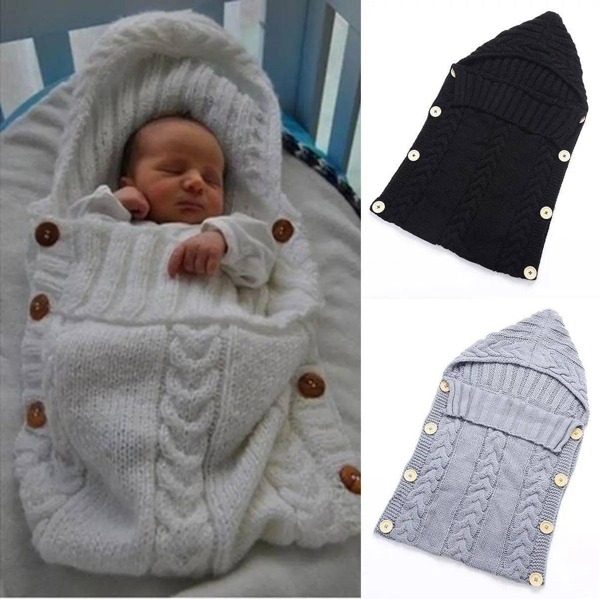 LOVEMI - Knitted Baby Sleeping Bag