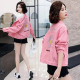 LOVEMI - Lovemi - BF Short Denim Jacket With Long Sleeves