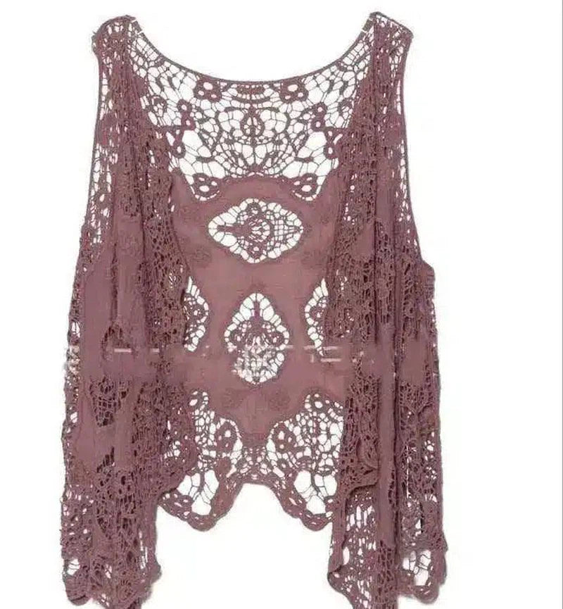 LOVEMI - Lovemi - Bohemian crochet lace cardigan