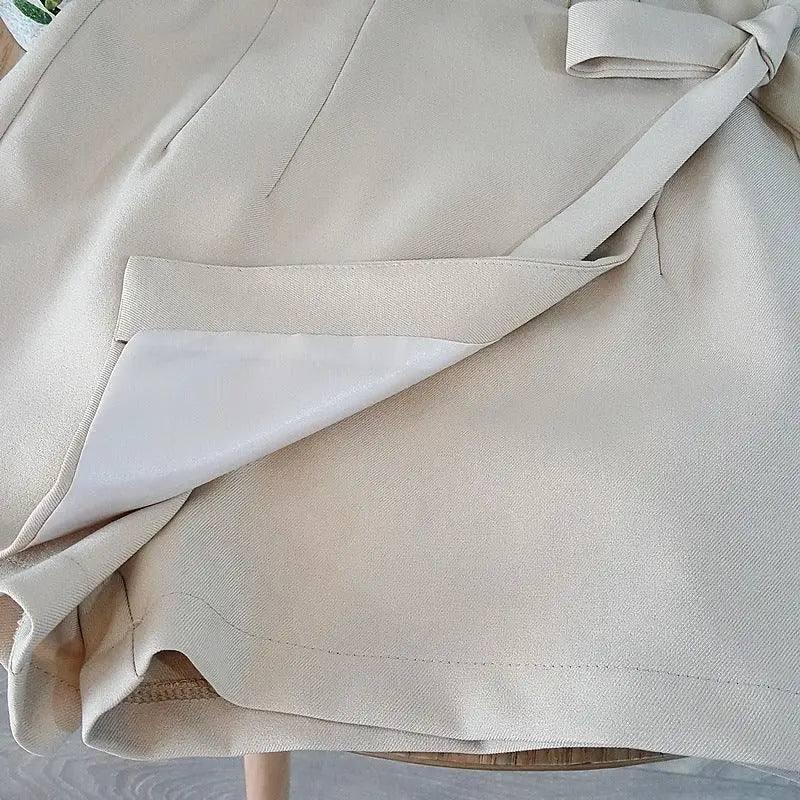 Bowknot Decoration Culotte Divided Skirt-4