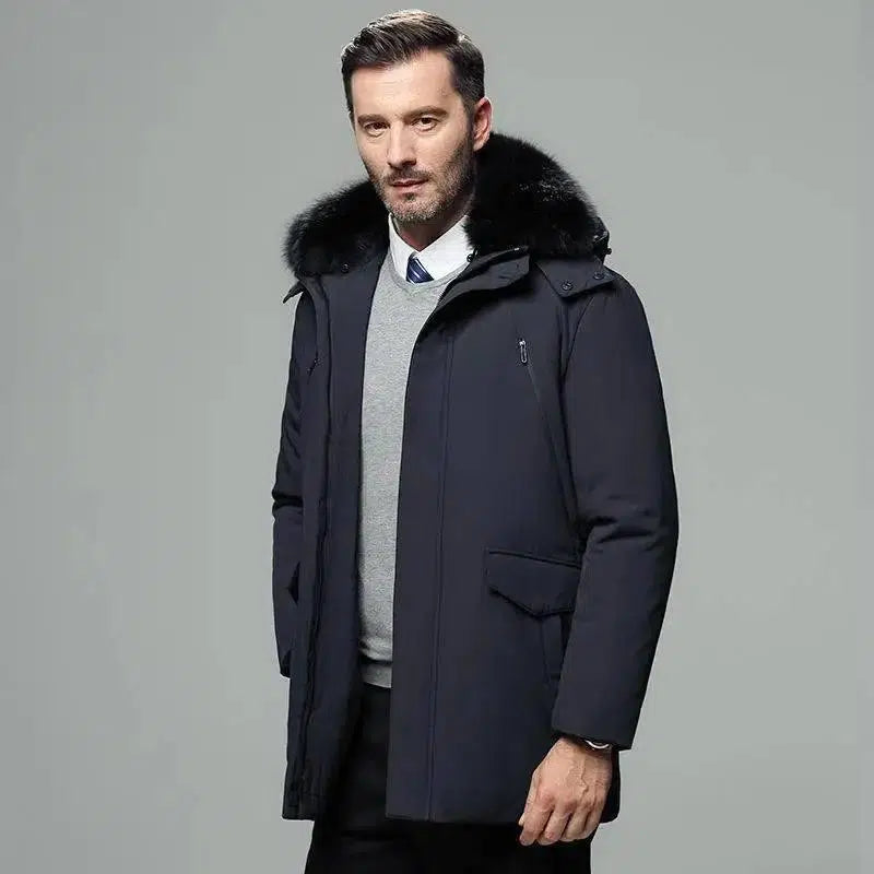 Daddy Clothes Winter Jacket Father-Blue-1