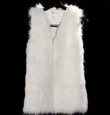 Trendy Faux Fur Vests for Women | Stylish & Cozy-White-6