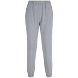 Gray Baggy Cotton Harem Sweatpants Women Casual Korean Sweat-Gray-2