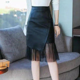 Half-length skirt in spring mid-waist mid-skirt fashion-M-1