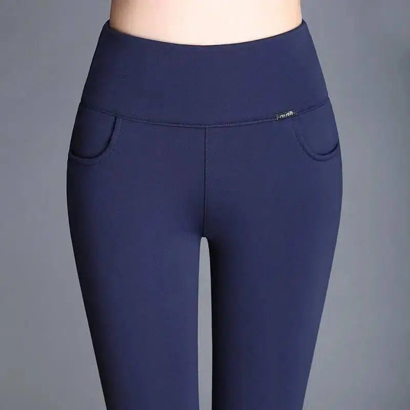 LOVEMI - Lovemi - High waist and velvet padded leggings