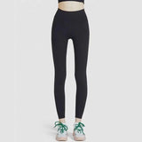 High-waisted workout pants-Black-5