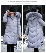 LOVEMI - Lovemi - Hooded fur collar down jacket