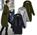 LOVEMI - Lovemi - Hooded long-sleeved winter sweater women's jacket