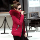 LOVEMI - Lovemi - Korean Style Hooded Down Padded Jacket All-Match