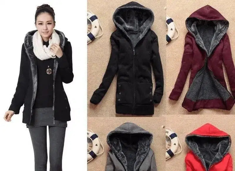 LOVEMI - Lovemi - Korean version of autumn and winter casual hooded