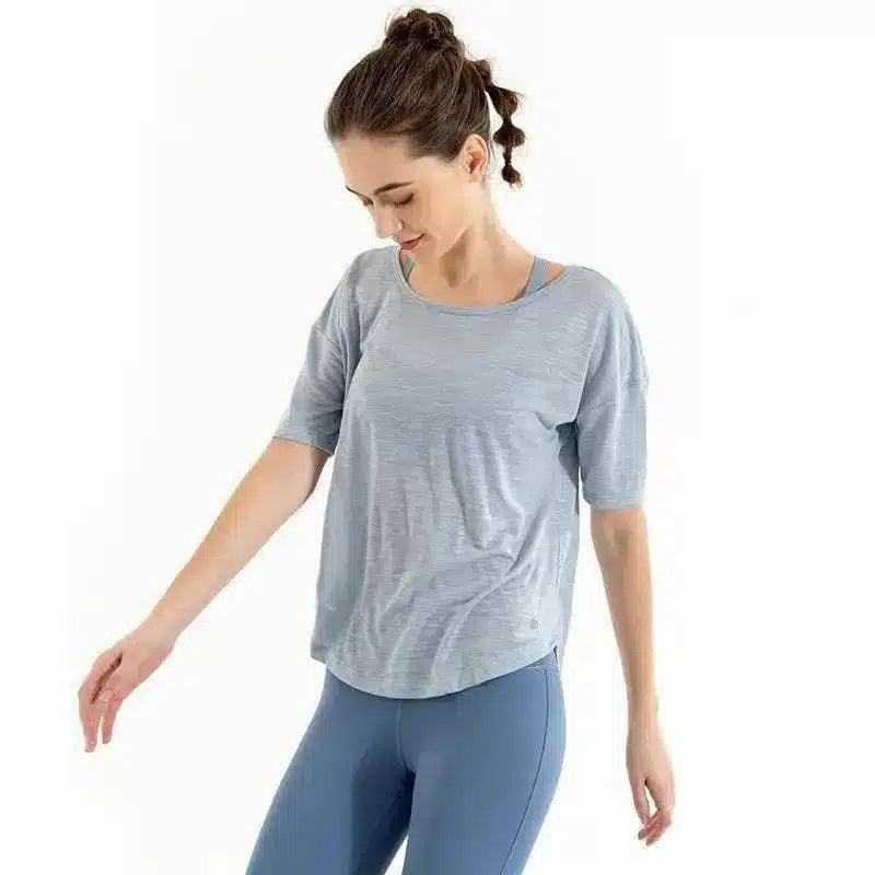 LOVEMI - Lovemi - Loose hollow beauty back yoga suit