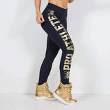 Loose Printed Home Pants Casual Pants-Gold-2