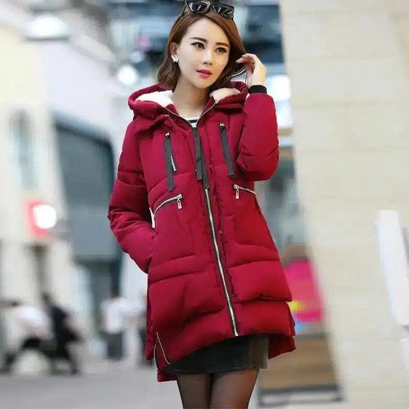 LOVEMI - Lovemi - M-5XL Winter Women Parkas Coats Female Jacket Plus