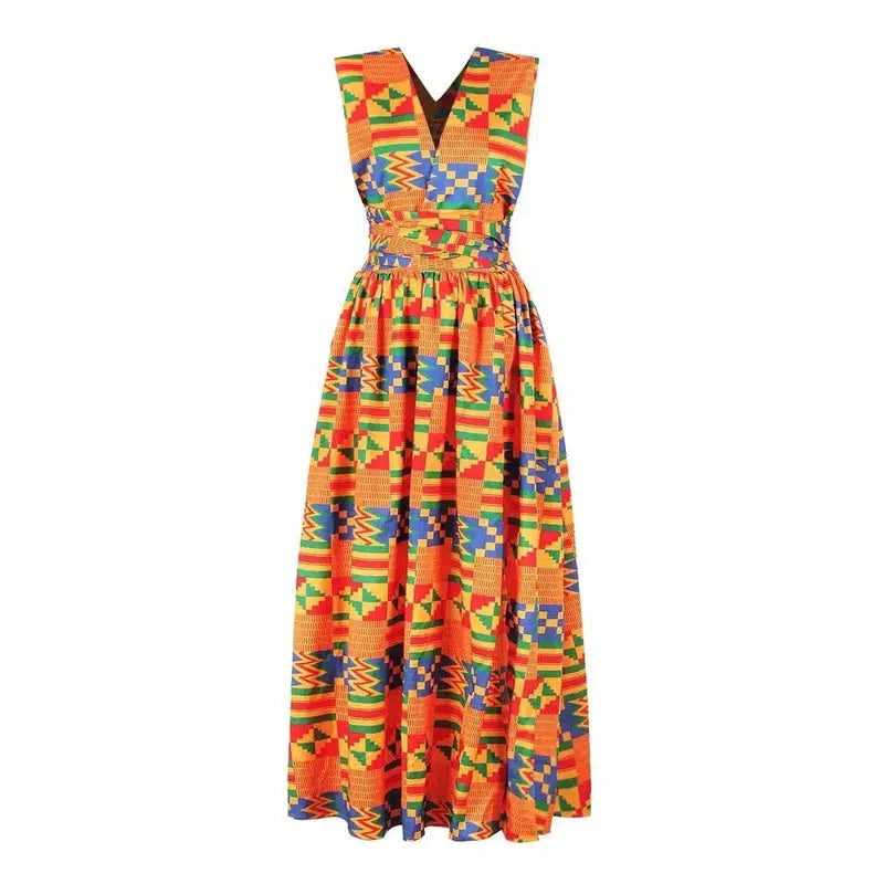 Maxi Dresses-Orange-15