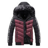 LOVEMI - Lovemi - Men's Winter Fur Collar Cotton Padded Jacket