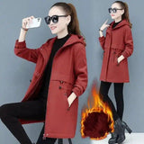 LOVEMI - Lovemi - Plus velvet padded ladies jacket